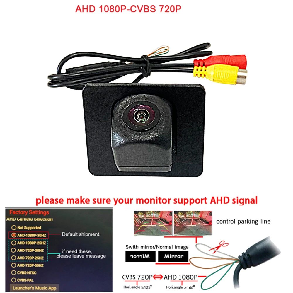 CCD HD Car Reversing Parking Camera for Mazda Mazda 3 Axela BM Sedan 2014~2018 rear view Camera Dynamic Tracks