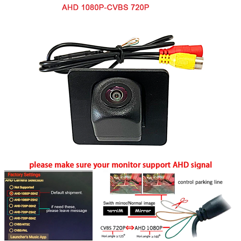 Ccd Hd Car Reversing Parking Camera For Mazda Mazda 3 Axela Bm Sedan 20142018 Rear View Camera