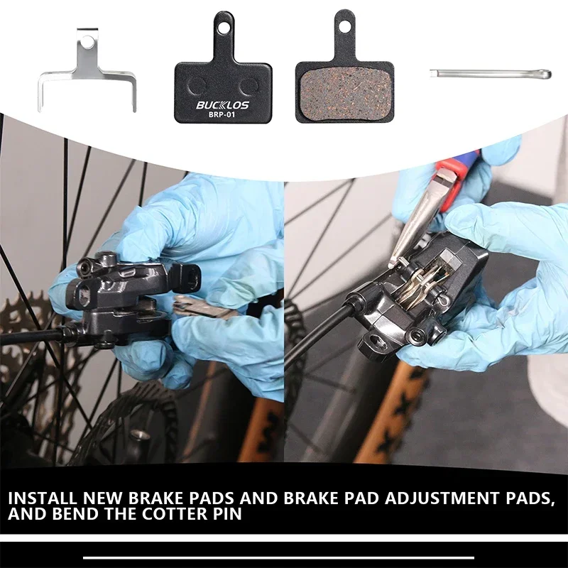 Bicycle Hydraulic Disc Brake Pad Semi-Metal Ceramic MTB Bike Brake Pads for SHIM