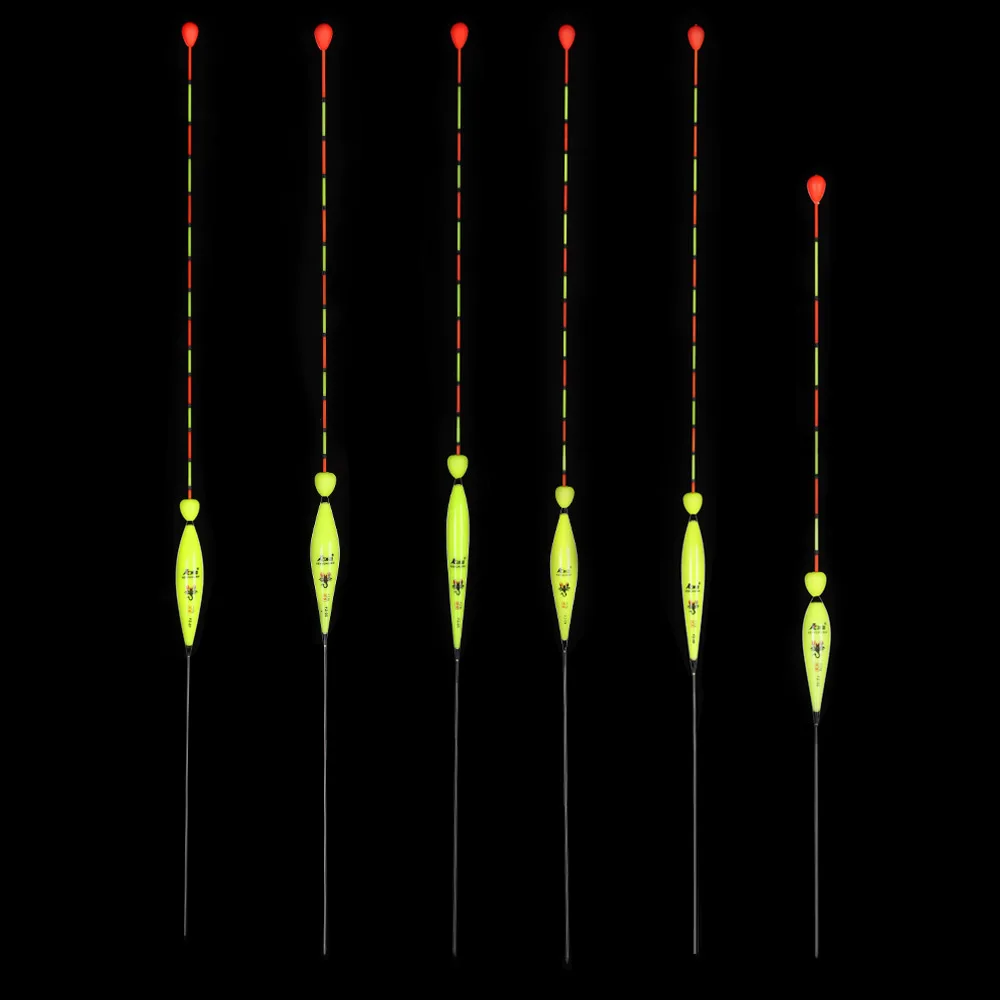 3 шт. поплавок для рыбалки флуоресцентный Высокочувствительный поплавок с длинным хвостом индикатор светящийся маркированный яркий поплавок для рыбалки снасти