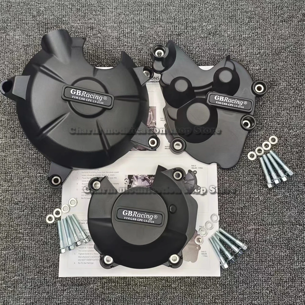 Motorcycles Engine Protective Cover Kawasaki ZX6R 2007 2008 2009 2010 2012 2013 2014 2015