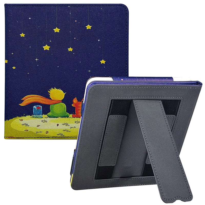 Kobo libra h2o用ホルダー付きポリレザーカバー,2019リリース