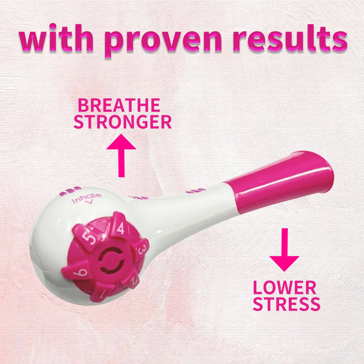 Portable breathing trainer Increases lung capacity Aerobic adjustable resistance exercisers quickly increase lung capacity breathing exerciser breathing trainer