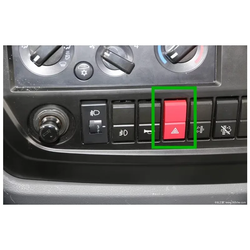 For CNHTC SINOTRUK Haixi Homan H3 Light Truck Crisis Alarm Switch Emergency Double Flash Switch FG9804580200 Original Parts