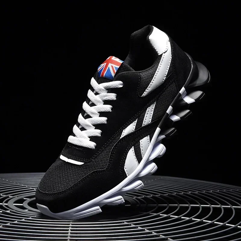 Brand Trend Size 46 47 48 Men's Wear-resistant Cushioning Thick-soled Fitness Sneakers Outdoor Breathable Running Shoes for Men 2