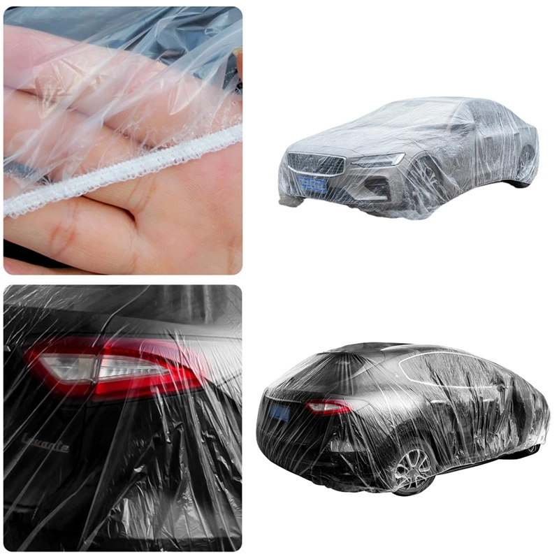 TransparentCarCoverClearCarCoverDisposablesCarCoverWith