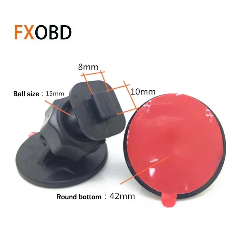 

8*10/6MM Head Recorder Base Stand Circle Double Side Stick Adhesive Stander Mount Car Holders DVR GPS Rear Camera Spare Adhesive