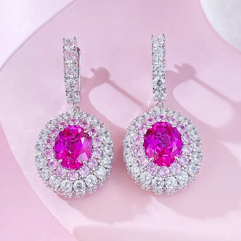 

Женские серьги из серебра 925 пробы, 8 х10