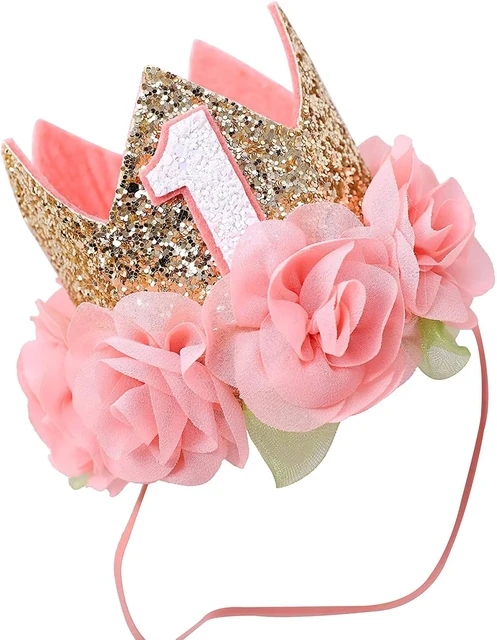 Couronne d'anniversaire - Rose - Fête - Chapeau d'anniversaire - Couronne  du roi 