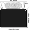 60*40cm Grounding Pad With 10 Feet Ground Wire Sleep Mat Desk Mat for Better Sleep Reduce Pain Better Healthy Yoga Massage Mat 3