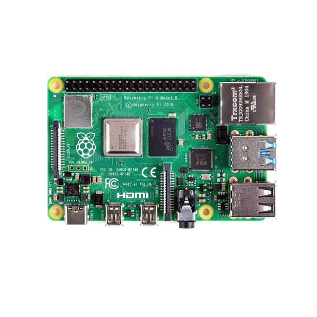 Official Original Raspberry Pi 4 Model B Dev Board or 4b Kit(G) RAM 1GB 2GB 4GB 8GB Core CPU 1.5Ghz 3 Speeder Than Pi 3B+ 4