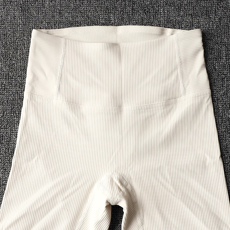 Ribbed Yoga Pants Seamless Sports Women Leggings High Waisted Fitness Training Push Up Leggings Women Gym Workout Yoga Tights