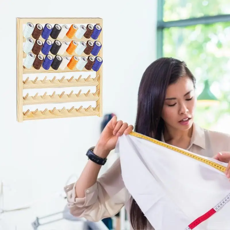 Braiding Hair Rack Stand Hair Stylist Wooden Thread Holder for Sewing  Machine Thread Rack for Sewing Storage - AliExpress