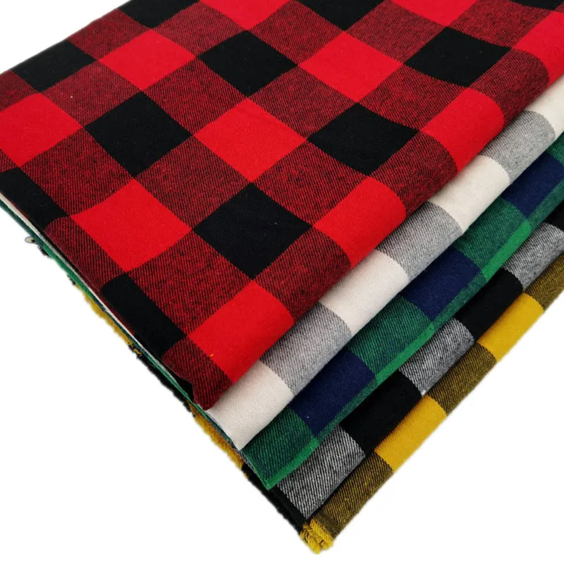 230g Per Meter, Medium Thick Scottish Checks Polyestr Cotton Fabric for Sewing Ladies Skirt,Tartan Designer Fabric High Quality 3