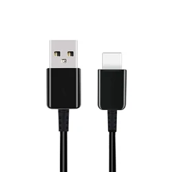 15W Fast Charging Power Adapter with 120CM USB Type - C Cable - Black Cable Only