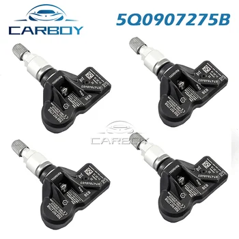 TPMS 타이어 압력 센서, VW 골프 파사트 T-크로스 폴로 티구안 투란 투아렉 아우디 Q2 Q3 Q4 A4 A6 5Q0907275 433MHz, 5Q0907275B
