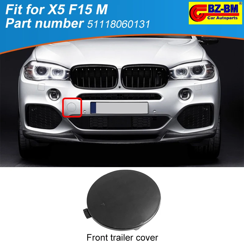 2014-2018 BMW F85 X5M F86 X6M Dry Carbon Front Bumper Vent