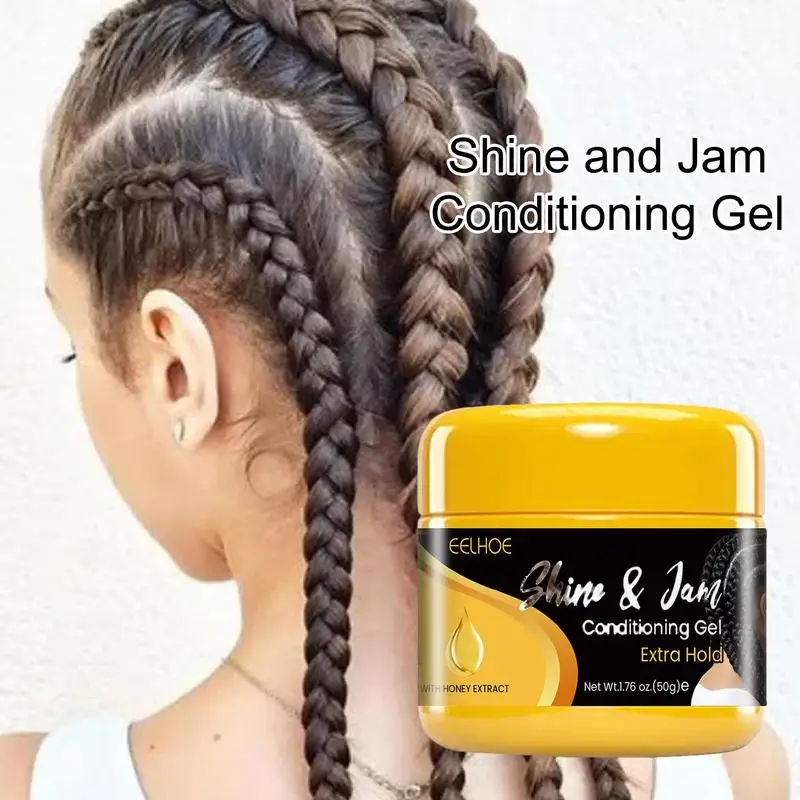 50g Natural Fast Drying Hair Pomade Hold Dreadlocks Hair Pomade For Men Lock Gel With High Shine All Day Hold Hair Gel 5