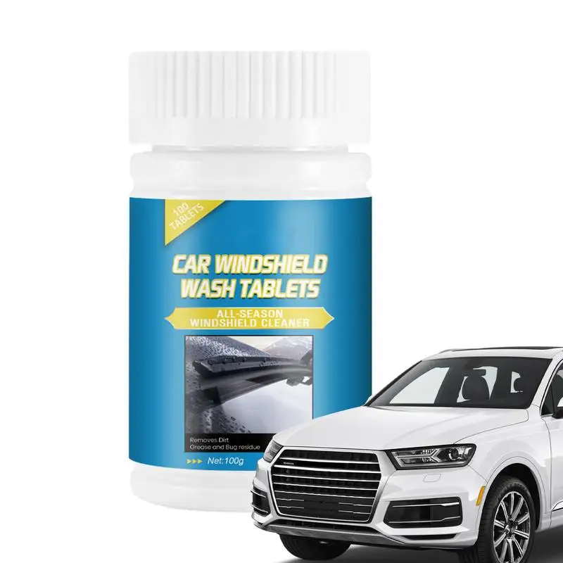 

100g Car Windshield Cleaning Tablets Anti-rain For Cars Dirt Mud Grease Stains Removal Glass Coating Agent For Car Wash Supplies