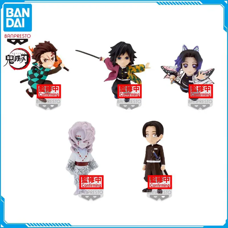 

Bandai Anime Demon Slayer Figure Vol.4 Tomioka Giyuu Rui Kochou Shinobu Collection Shapes Set WCF Action Figures PVC Model Toys