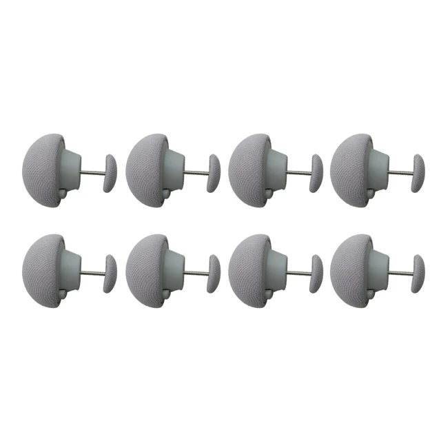 8Pcs Grey