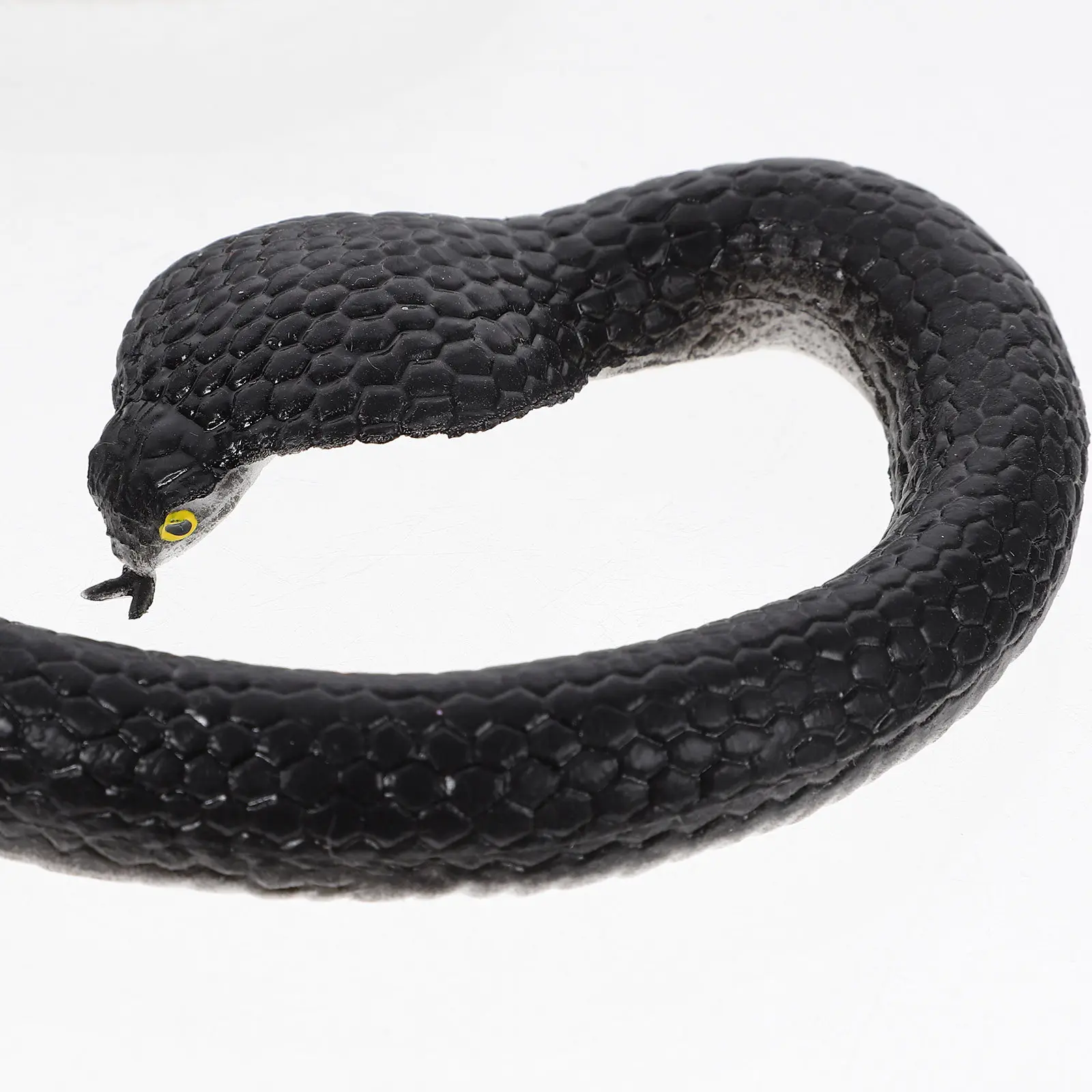 시뮬레이션 뱀 장식품 가짜 동물 장난 소품 정원 마당 발코니 할로윈 만우절 파티 실물 같은 뱀 조각상