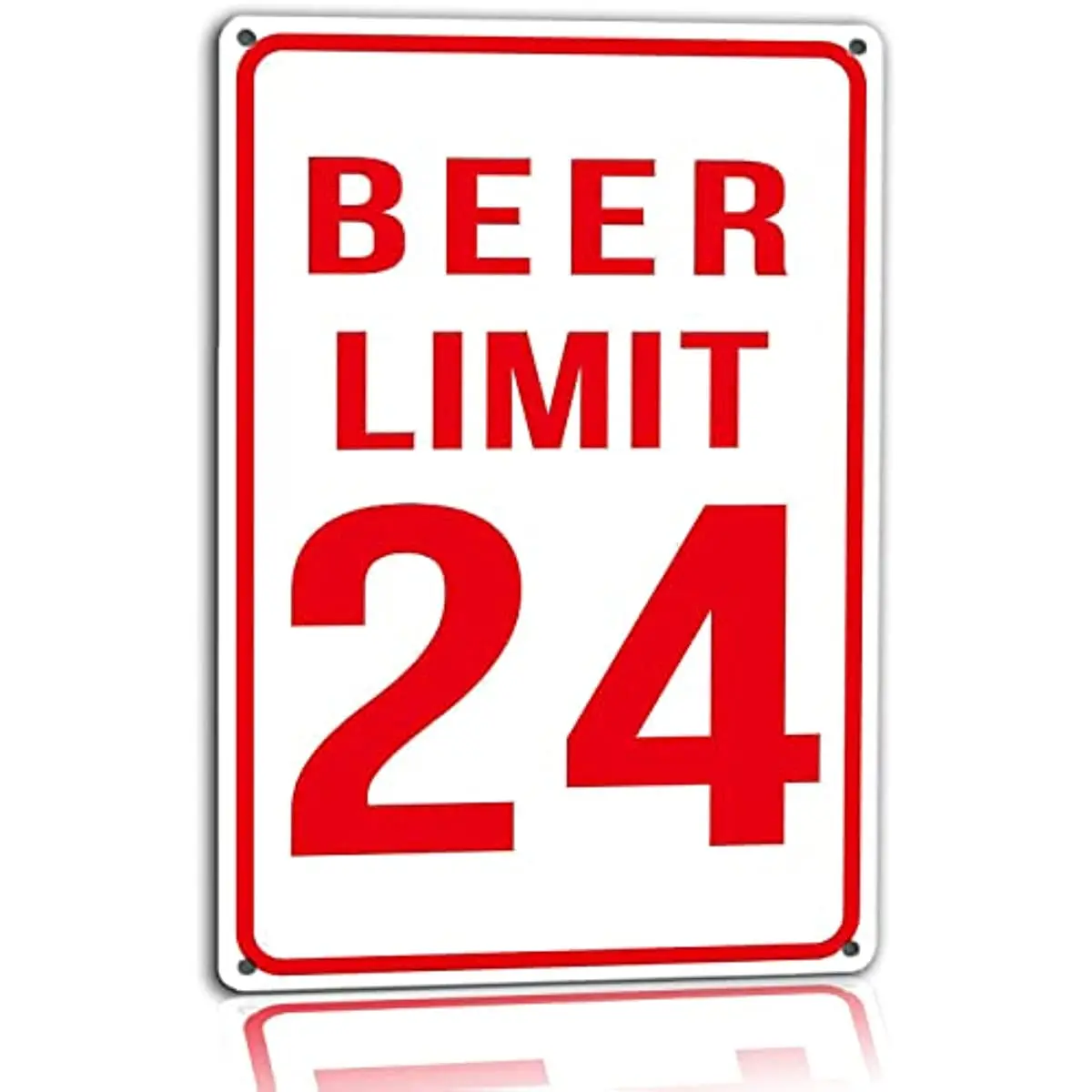 

New Funny Metal Tin Signs Beer Limit 24 Bar Sign Garage Accessories For Man Cave And Accessories Room Art Wall Decor