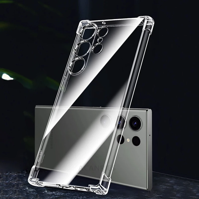 Airbag Shockproof Transparent Silicone Full Cover Case