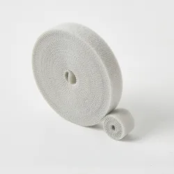 Ultimate Cable Management Organizer: Magic Tape Ties & Desktop Storage Tool (2m Gray Roll)