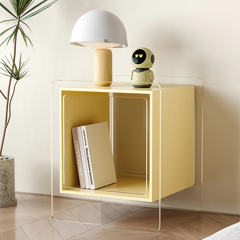 

Pretty Nordic Modern Nightstands Storage Makeup Minimalist Simple Organizers Nightstands Small Simple Design Muebles Furniture