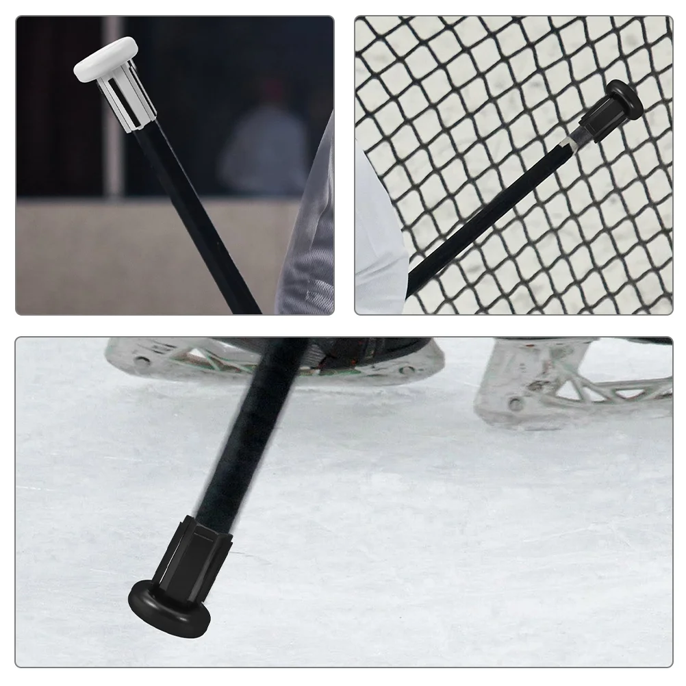 2pcs Ice Hockey Stick Replacement End Covers Anti-Skid Hockey Stick Ends For Players Ends Butt End Co