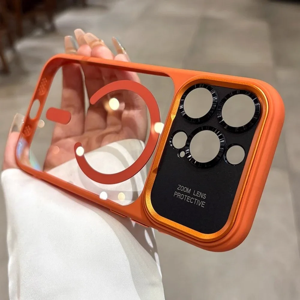 รูปสินค้า เคสกันกระแทกใสแม่เหล็ก Magsafe สำหรับ iPhone Pro Max