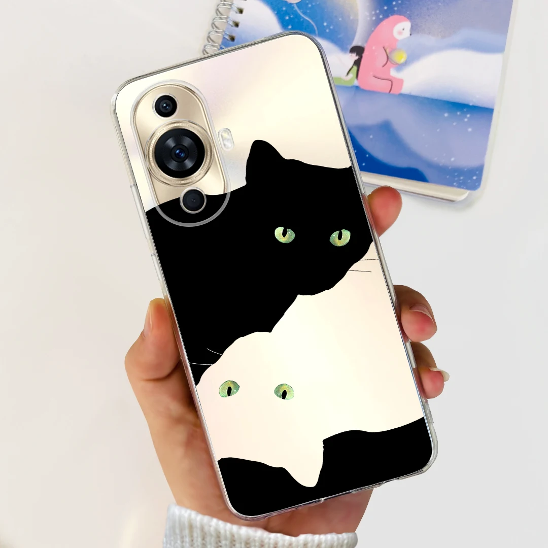 Cute Painted Clear Silicone Soft TPU Phone Case for Huawei Nova 11 Series