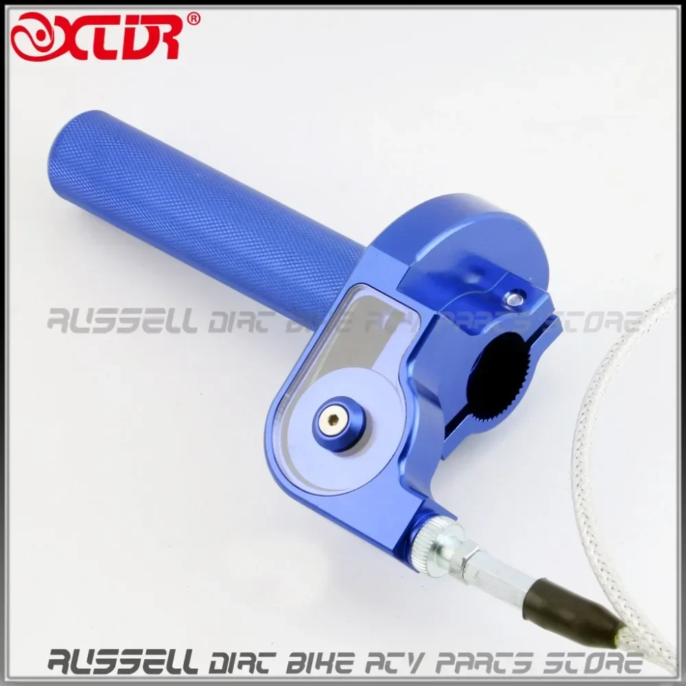 CNC Throttle Grip Twister Cable For CRF50 CRF70 KLX110 CRF150F/R CRF250 CRF450 KLX450R KX250 KTM SX SXS EXC EGS Dirt Pit Bike