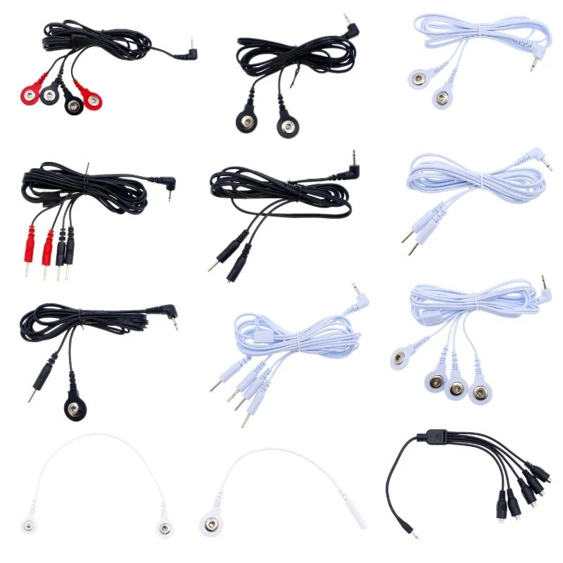 Head Buckle Line Electric Shock Accessories Sex Toys Electro Stimulation Shock Conversion Line Wire Therapy Massager electro sex toys electric sex toys