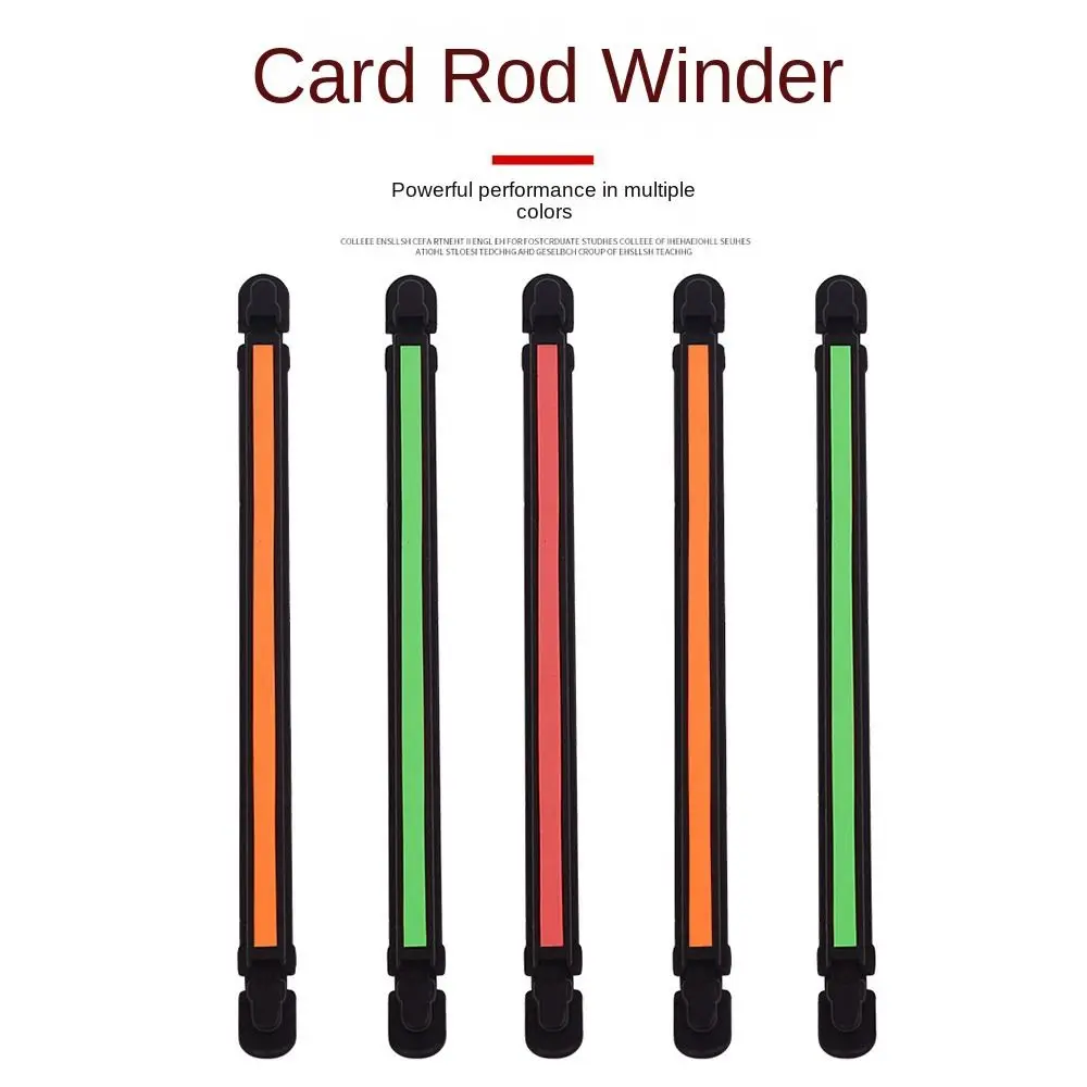 

Snelled Hook Fishing Tie Line Board Bobbin Holder rod Tie Line Fishing Coiling Plate PortableFishing lure Hand