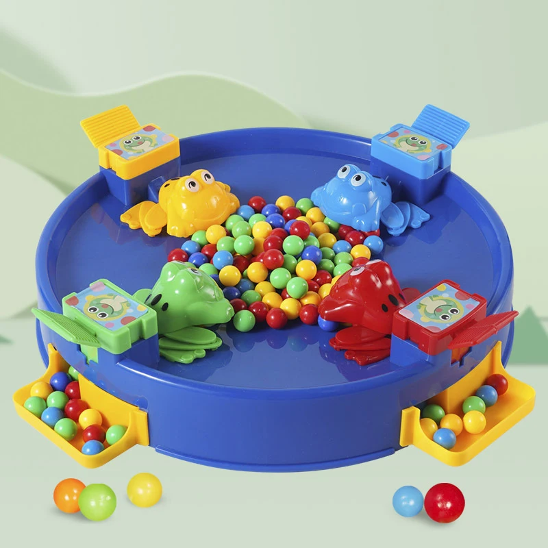 Frog Eat Beans Game Eat Ball Frog Board Toy Multiplayer Game Parent