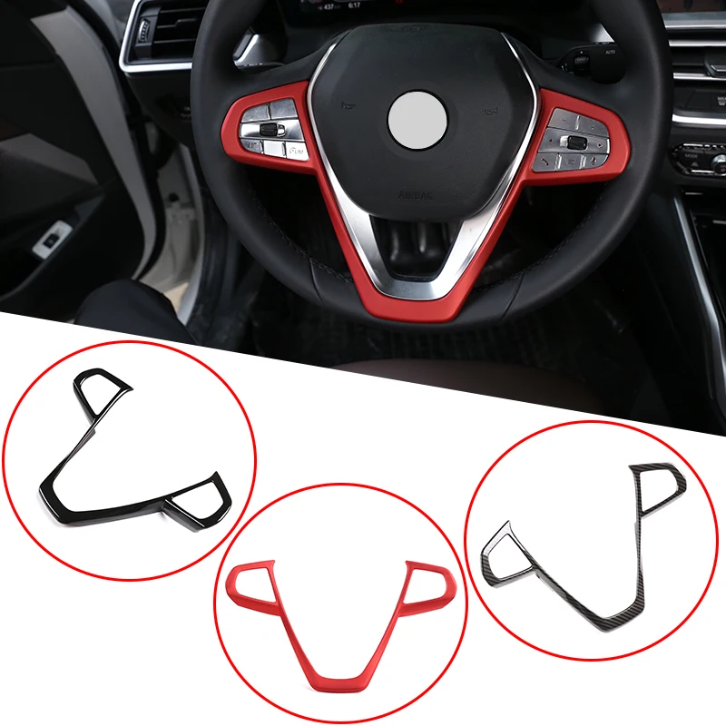 

ABS Steering Wheel Frame Trim For BMW 3 5 7 Series X3 X5 X7 G05 G07 G11 G12 G20 G30 2019-2020 For BMW 6 Series GT 2020 Y