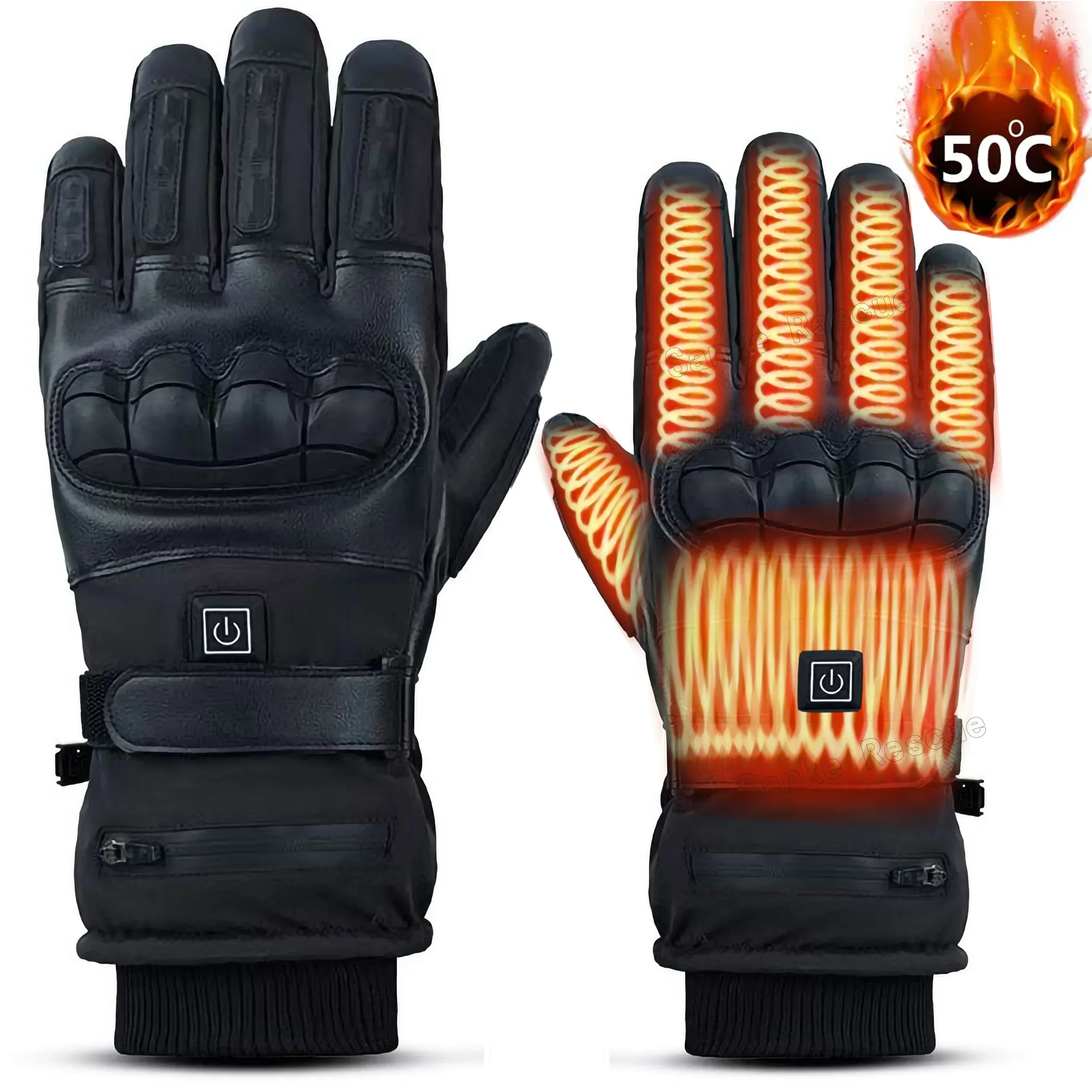 Heated Waterproof Electric Winter Gloves 5
