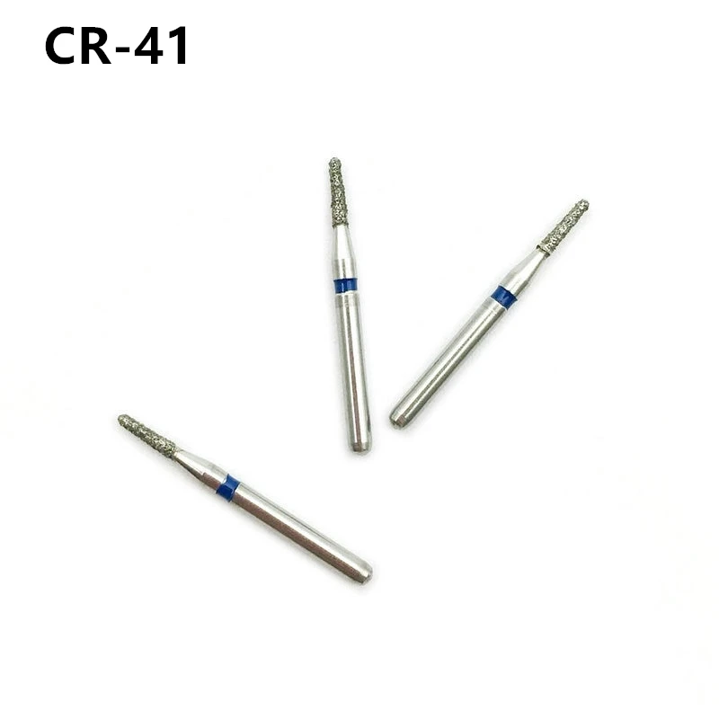 

10pcs/box Dental Material Diamond FG High Speed Burs for Inlay Preparation Teeth Polishing Tools CR-41