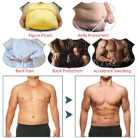 Réducteur d'abdomen pour hommes, modelant le corps, favorise la sueur, gilet de Sauna, Fitness, entraîneur de taille, ventre, amincissant, brûleur de graisse, haut Corset 6