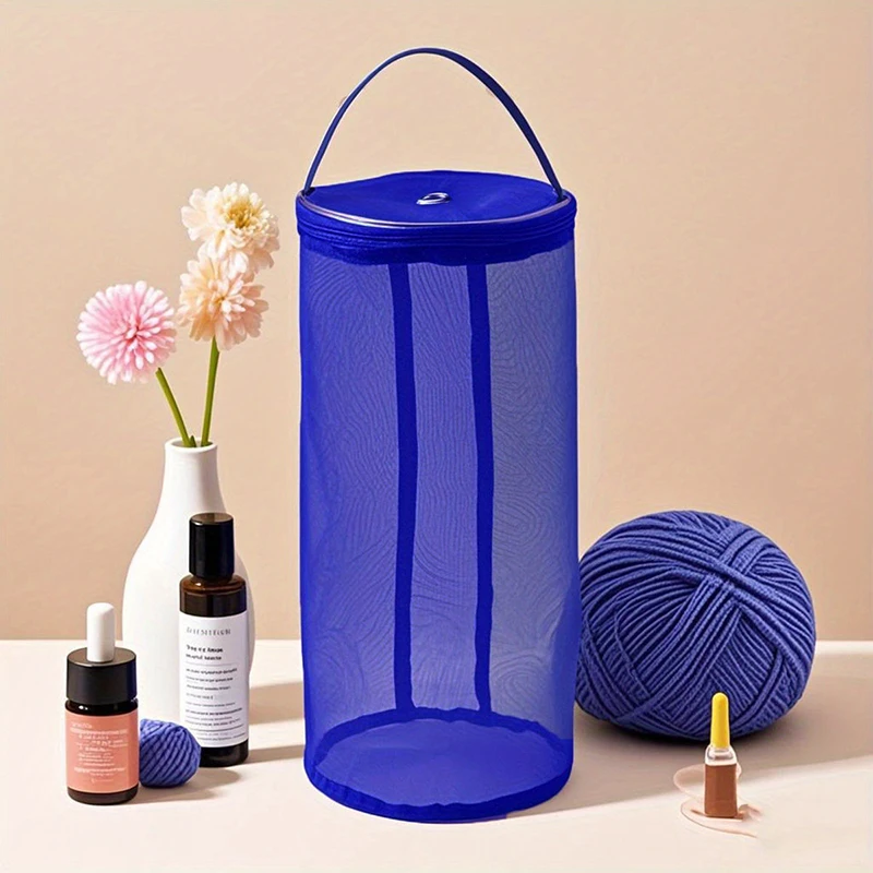Portable Yarn Storage Bag Hollow Mesh Knitting Wool Yarn Bags Crochet Handbag Organizer Weave Tools Sewing Accessories 1 PC