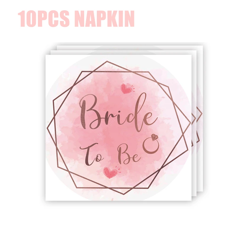 Description Picture 5 of itemBride To Be Party Decorations Latex Balloons Set Cup Plates Bachelorette Party Supplies Veil Sash Team Bride Wedding Decor