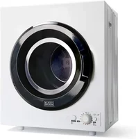 BLACK+DECKER BCED37 Compact Dryer for Standard Wall Outlet, Small, 4 Modes, Load Volume 13.2 lbs., White 1
