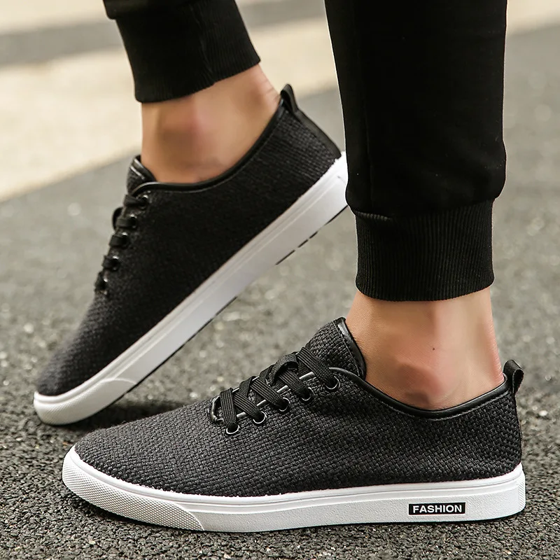 Summer Sneakers for Men Cloth Shoes Trend Men Casual Shoes Comfortable Flat Board Shoes Classic Running Shoes Male Walking Shoes 5