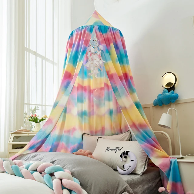 Gradient Prinzessin Moskitonetz Bett Vorhang Kuppel Bett Baldachin