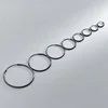 SOFTPIG Real 925 Sterling Silver 1.2/1.5mm Wire Diameter Large Hoop Earrings for Women Trendy Fine Jewelry Geometric Accessories 5