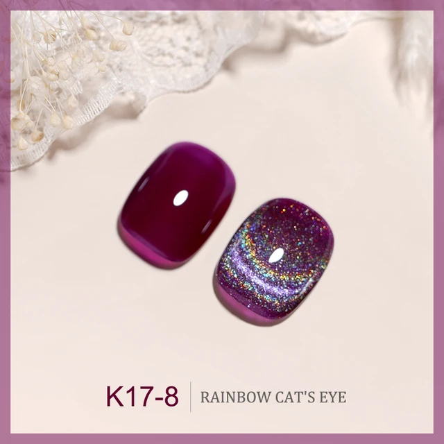 SKVP Gel Nail Polish Cat Eye Gel Semi Permanent Uv Varnish Gel Nail Art 8ML Glitter Effect Off Nail Polish Gel For Nails Design Cat Eye 17