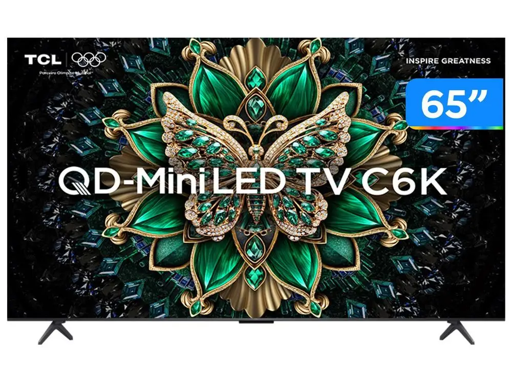Smart TV 65 TCL 4K UHD MiniLED 65C6K 120Hz Google TV AiPQ Google