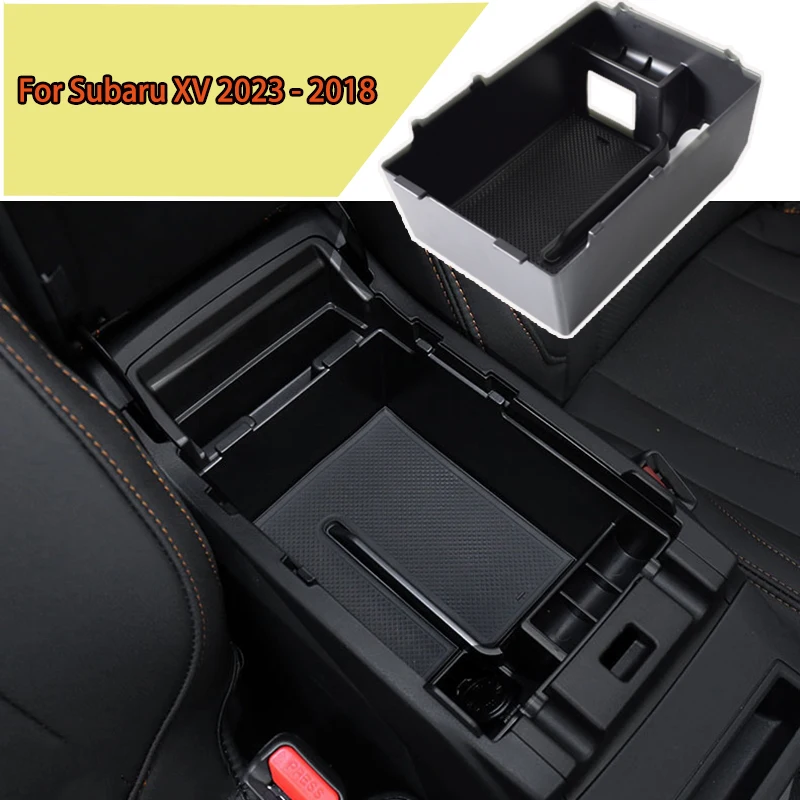 

Car Armrest Box Storage Center Console Organizer Container Holder Box For Subaru XV 2018 2019 2020 2021 2022 2023 Accessories